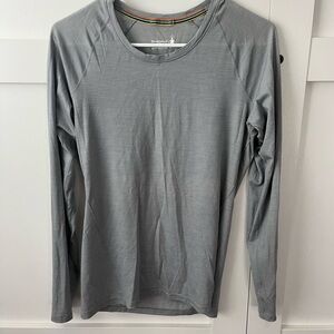 Smartwool Heathered Gray Long Sleeve Top